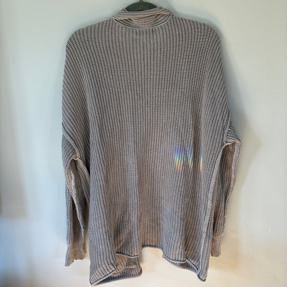 American Eagle Outfitters Taupe Knit Cardigan - Picture 4 of 4
